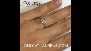 130 ct Round Diamond Engagement Ring [upl. by Olia471]