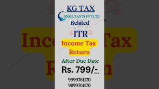 Belated Return in income tax  Income tax return filing 202425  Itr filing online  ITR 202324 [upl. by Elimac]