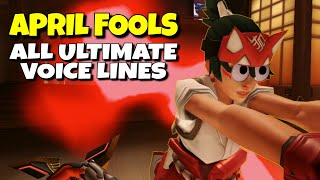 Overwatch 2 April Fools 2024 ALL Ultimate Voice Lines Ally Enemy and Player [upl. by Ogren]