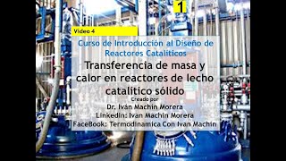 Curso de Diseño de Reactores Catalíticos Transferencia de masa y calor en lecho catalítico sólido [upl. by Ayouqat371]