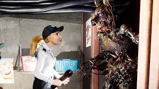 Vanessa Meets Springtrap Afton  FNAF Security Breach [upl. by Eitsym]