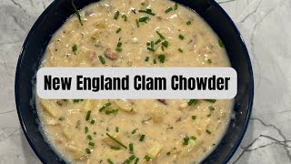 New England Clam ChowderAuthentic Recipe [upl. by Hudson]