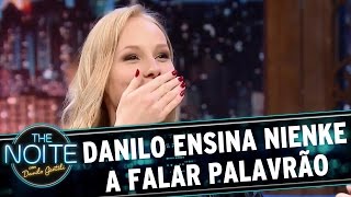 Danilo ensina Nienke a falar palavrão  The Noite 140417 [upl. by Uticas]