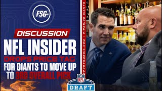 NFL Insider Drops Price Tag for Giants to Move Up to 3rd Overall Pick [upl. by Ibocaj]