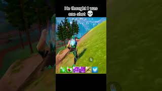 He really thought fortnite fortnitemobile chapter5 season2 skyfighter2390 [upl. by Ahsaekal]