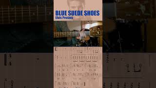 BLUE SUEDE SHOES  Elvis Presley  Acoustic Guitar Tutorial [upl. by Buna]