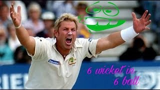 Shane Warne Take 6 Wicket In 6 Ball [upl. by Assira]