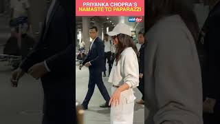 Priyanka Chopra Greets The Paparazzi With A Namaste ytshorts [upl. by Themis]