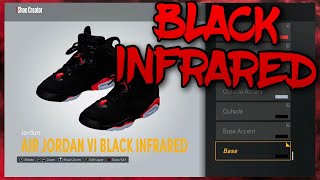 HOW TO MAKE Air Jordan 6 quotBlack Infraredquot IN NBA 2K22 NBA 2K22 Shoe Creator [upl. by Jo Ann]