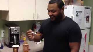 Black Guy does Cinnamon Challenge [upl. by Antonetta165]