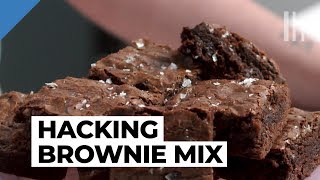 How to Make the Best Brownies From a Boxed Mix  Food Hacks with Claire [upl. by Dualc746]