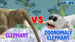 Elephant vs Zoonomaly Elephant  Animal vs Horror S4E4  SPORE [upl. by Riplex678]