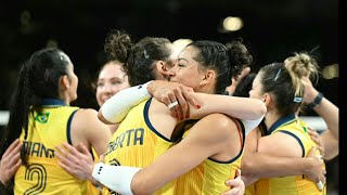 Brasil se lleva el bronce en el voleibol femenino de los Juegos Olímpicos  AFP [upl. by Thais541]