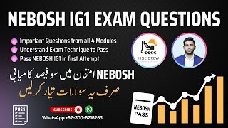 NEBOSH IGC Exam Questions  IG1 Frequently Asked Questions  Pass NEBOSH in First Attempt [upl. by Anaitsirk]