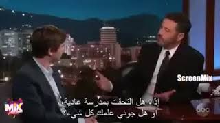 مترجم  مقابلة مع بطل مسلسل The good doctor quotفريدي هيمورquot ويقول بأنه يتحدث العربية [upl. by Ahter]