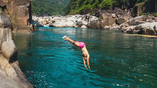 Shnonpedeng  Exploring Umngot River Amkoi amp Krangsuri Fall  Incredible Meghalaya  2 [upl. by Imelida]