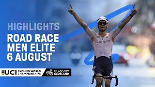 Men Elite Road Race Highlights  2023 UCI Cycling World Championships [upl. by Lowenstern234]