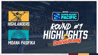 HIGHLANDERS V MOANA PASIFIKA  SR ROUND 1 2024  DELIVEREASY HIGHLIGHTS [upl. by Yatnuahs]