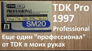 TDK PRO SM20 Professional audiocassette tdk [upl. by Anyela46]