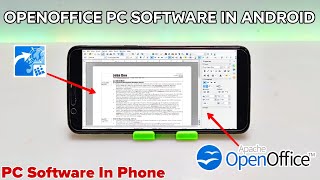 Install amp Use OpenOffice Pc Software In Android Smartphone Using Exagear Windows Emulator [upl. by Shurwood]