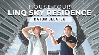 FIRST SKYRING in Malaysia near KLCC  Linq Sky Residence Datum Jelatek House Tour  Propview [upl. by Llerat296]