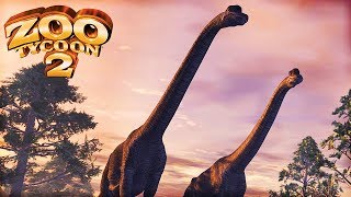 BRACHIOSAURUS EXHIBIT  Zoo Tycoon 2 Palaeo Park 6 [upl. by Moria]