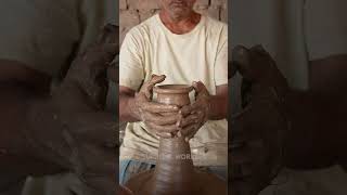 Clay Pottery Making Process clay pottery making art artist skills [upl. by Rochester537]