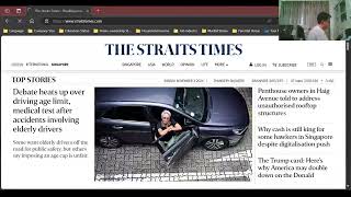 The Straits Times Broadcast  3 November 2024 [upl. by Thamos]