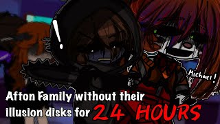 Afton Family Without Their Illusion Disks  Gacha Club [upl. by Oiznun]