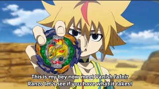 Beyblade Burst DB Dynamite Battle Episode 9 「English Sub」  Vanish fafnir [upl. by Aietal]