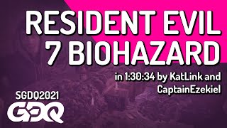 Resident Evil 7 biohazard by KatLink CaptainEzekiel in 13034 Summer Games Done Quick 2021 Online [upl. by Norabel]