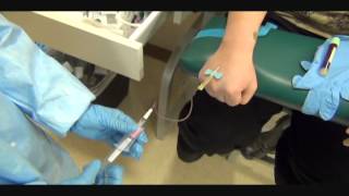 Butterfly Hand Phlebotomy Outside Vein Activationwmv [upl. by Orpah]