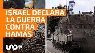 Israel declara de forma oficial la guerra contra Hamás en dos días casi mil muertos [upl. by Erdda877]