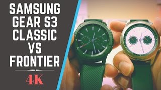 Samsung Gear S3 Classic vs Frontier [upl. by Bruni312]