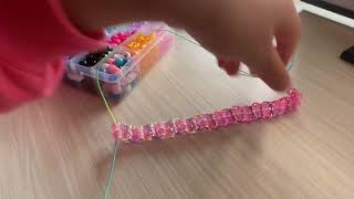 Kandi Ladder Cuff Tutorial audio is NOT mine [upl. by Jael]