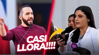 Nayib Bukele Le Pela La Cara A Periodista De Costa Rica  Ya Sueltela Le Decian [upl. by Allekram39]