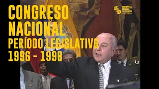 Congreso Nacional período legislativo 1996 – 1998  Colección Ministerio de Defensa Nacional  1997 [upl. by Ayojal]