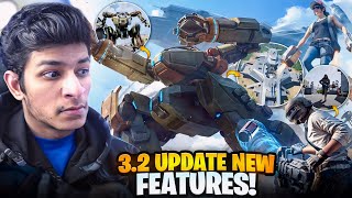 🤩 BGMI NEW UPDATE 32 ALL NEW FEATURES EXPLAINED  BGMI UPDATE GAMEPLAY  LegendX [upl. by Ardnama895]