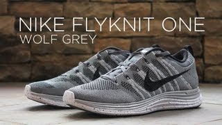 Review Nike Flyknit One  Wolf Grey [upl. by Grati]