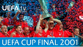 2001 UEFA Cup final highlights  LiverpoolAlaves [upl. by Lauree]