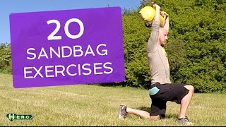 20 Sandbag Exercises [upl. by Ruckman684]