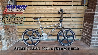 Alans BMX Skyway Street Beat 2024 Build [upl. by Anelrad]