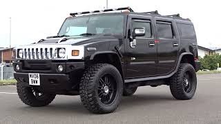 2006 HUMMER H2 SUPERCHARGED 60 V8 750 bhp AUTO 4X4 LHD 35K MILES 37quot TYRES £29995 [upl. by Benil]