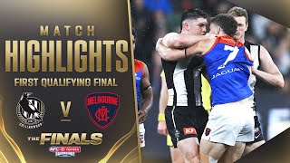 Collingwood v Melbourne  Qualifying Final  2023 Toyota AFL Finals Series [upl. by Durer]