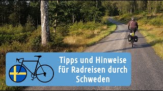 Tipps und Hinweise für Radreisen Schweden [upl. by Amikan289]