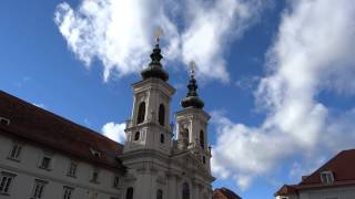 GRAZ A kath Kirche Mariahilf Glockenspiel mit Läuteglocken [upl. by Leunad]