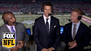 Tom Bradys best moments from his broadcast debut with FOX Sports at the UFL Championship [upl. by Yrffoeg]