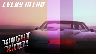 Every Knight Rider Intro Seasons 14  Knight Rider [upl. by Cchaddie341]