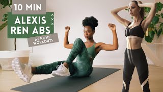 10 Minute Alexis Ren Ab Workout With Beeps  Music  Motivation [upl. by Neom457]