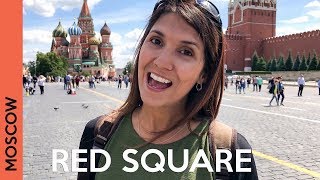 MOSCOW Red Square Kremlin and Lenin Mausoleum Vlog 1 [upl. by Olnton]